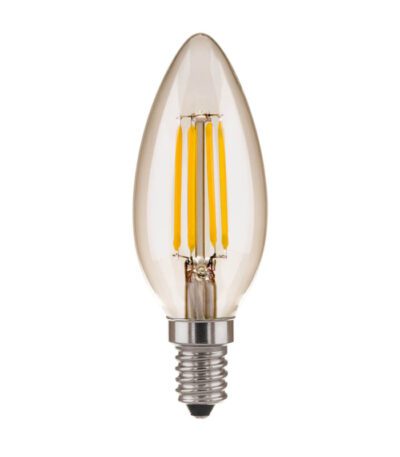 Лампа светодиодная филаментная Elektrostandard E14 7W 4200K прозрачная 4690389062896