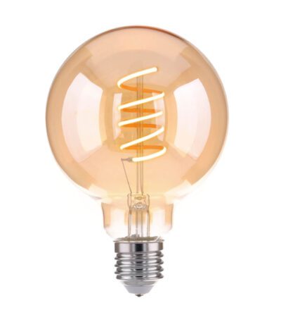 Лампа светодиодная филаментная Elektrostandard E27 8W 3300K шар прозрачный 4690389047732