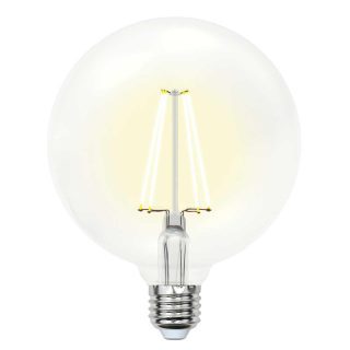 Лампа светодиодная филаментная (UL-00004861) Uniel E27 15W 4000K прозрачная LED-G125-15W/4000K/E27/CL PLS02WH