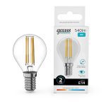 Лампа светодиодная Gauss Filament Elementary E14 8W 4100K 52128