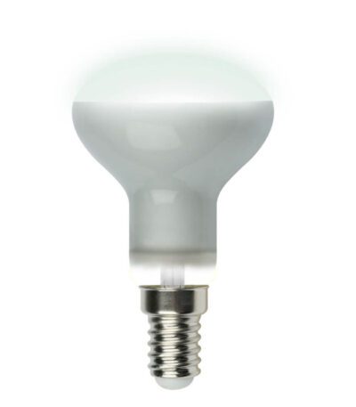 Лампа светодиодная рефлекторная (UL-00001492) Uniel E14 6W 4000K матовая LED-R50-6W/NW/E14/FR PLS02WH