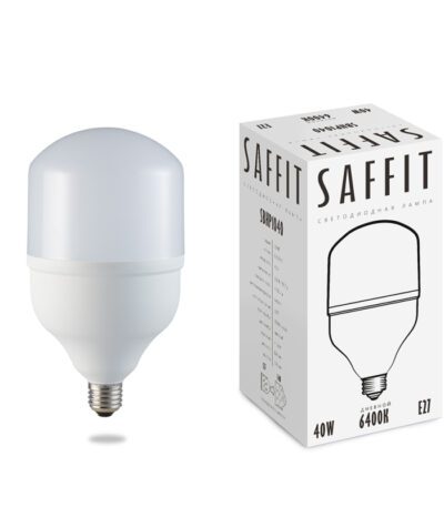 Лампа светодиодная Saffit SBHP1040 E27 40W 6400K 55093
