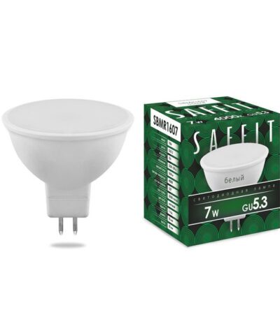 Лампа светодиодная Saffit SBMR1607 MR16 GU5.3 7W 4000K 55028
