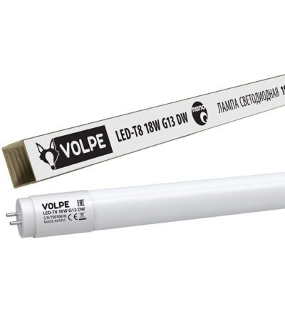 Лампа светодиодная (UL-00001457) Volpe G13 18W 6500K матовая LED-T8-18W/DW/G13/FR/FIX/N