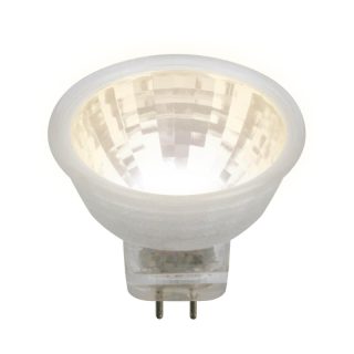 Лампа светодиодная (UL-00001702) Uniel GU4 3W 3000K прозрачная LED-MR11-3W/WW/GU4/220V GLZ21TR