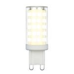 Лампа светодиодная (UL-00006489) Uniel G9 9W 4000K прозрачная LED-JCD-9W/4000K/G9/CL GLZ09TR