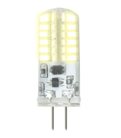 Лампа светодиодная Uniel G4 3W 3000K прозрачная LED-JC-12/3W/3000K/G4/CL SIZ05TR UL-00010366
