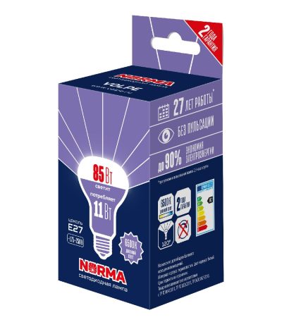 Лампа светодиодная Volpe Norma LED-R63-11W/6500K/E27/FR/NR UL-00010999