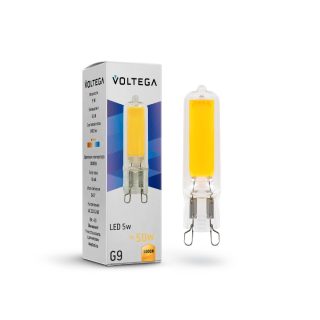 Лампа светодиодная Voltega G9 4W 3000K 7262