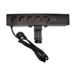 Блок розеток LE4 (5 секции 2 USB + 1 type-C беспроводная зарядка) Mebax 00-00002875