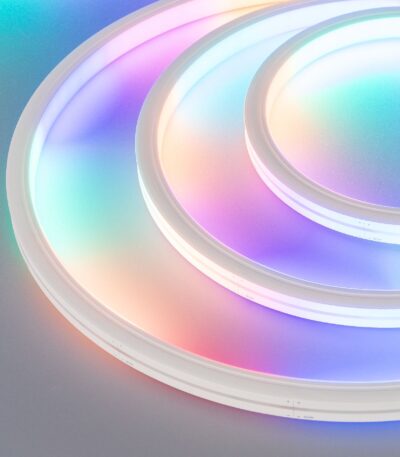 Лента герметичная Arlight DMX MOONLIGHT-TOP-B84-13x12mm 24V RGB-PX7 (18 W/m, IP67, 5m, wire x2) 041015