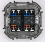 Переключатель двухклавишный Legrand Inspiria 673657