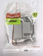 Переключатель двухклавишный Legrand Inspiria 673657
