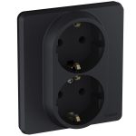 Розетка двойная с/з Legrand Inspiria 673753
