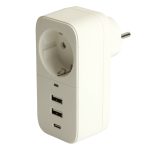 Сетевой фильтр 1-местный с/з Stekker Nova HM81-11-1 50142