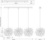 Подвесной светильник Lightstar Extra (721134+572124 ) L3PL721134