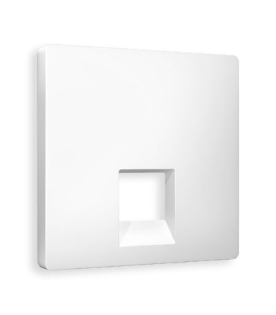 Лицевая панель для компьютерной/телефонной розетки RJ-45/RJ-11 Ambrella Volt Alfa AP1320