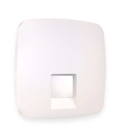 Лицевая панель для компьютерной/телефонной розетки RJ-45/RJ-11 Ambrella Volt Omega OP2120