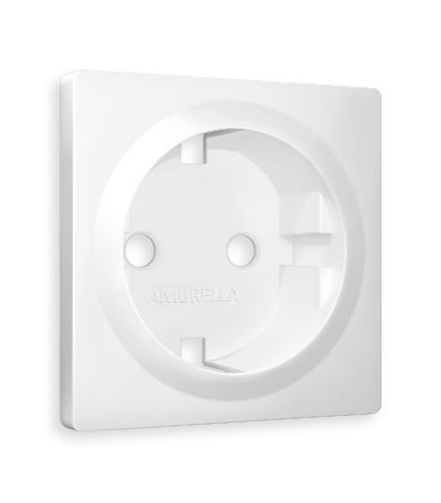 Лицевая панель для розетки с/з Ambrella Volt Alfa AP1260
