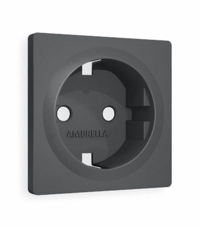 Лицевая панель для розетки с/з Ambrella Volt Alfa AP9060