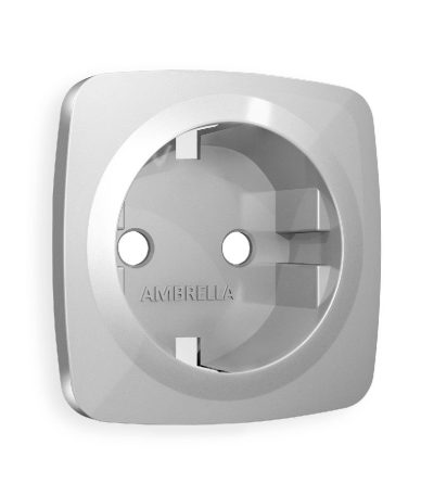 Лицевая панель для розетки с/з Ambrella Volt Omega OP4060
