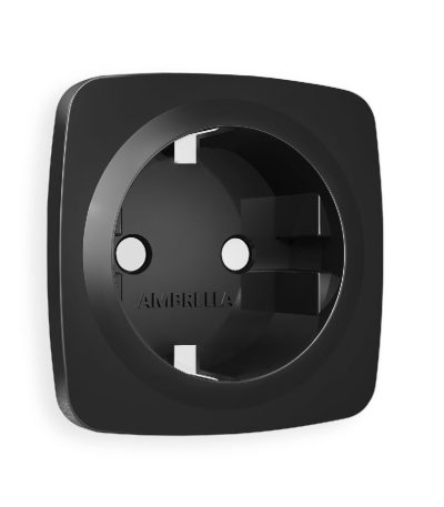 Лицевая панель для розетки с/з Ambrella Volt Omega OP8060