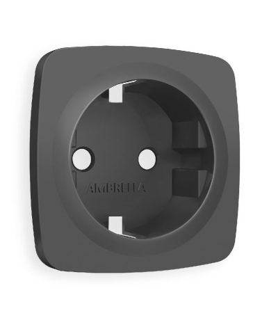 Лицевая панель для розетки с/з Ambrella Volt Omega OP9060
