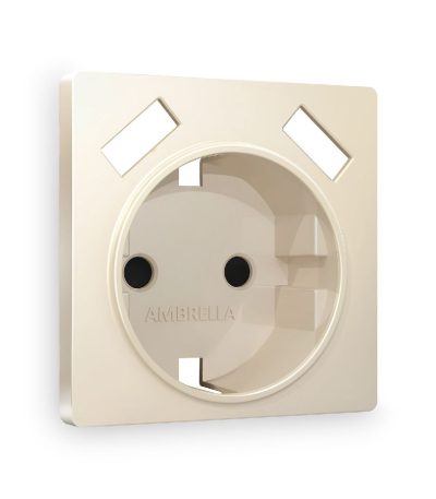 Лицевая панель для розетки с/з со шторками 2USB A+A Ambrella Volt Alfa AP3290