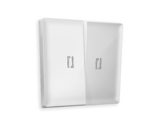 Лицевая панель для выключателя двухклавишного с подсветкой Ambrella Volt Alfa AP1040