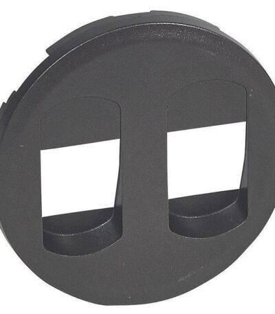 Лицевая панель Legrand Celiane розетки акустической двойной графит 067814