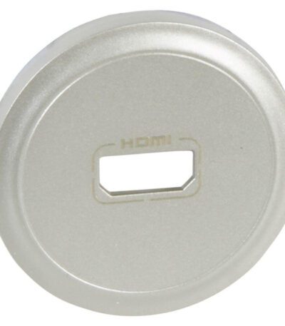 Лицевая панель Legrand Celiane розетки аудио/видео HDMI титановая 068516