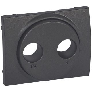 Лицевая панель Legrand Galea Life розетки TV-RD темная бронза 771272