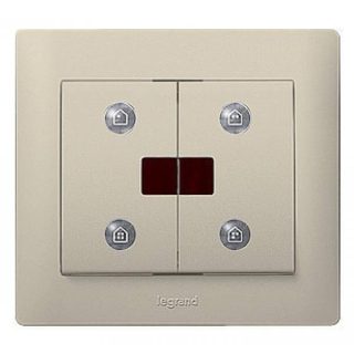 Лицевая панель Legrand Galea Life сценарного выключателя IN ONE титановая 771493