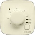 Лицевая панель Legrand Valena Allure термостата для теплых полов слоновая кость 755326