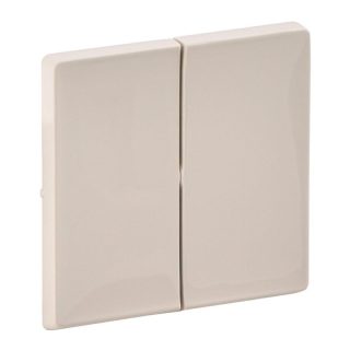 Лицевая панель Legrand Valena Life выключателя двухклавишного слоновая кость 755021
