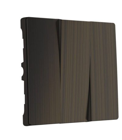 Лицевая панель Werkel выключателя трехклавишного бронзовая WL12-SW-3G-CP 4690389100567