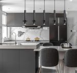 Подвесной светильник Delight Collection Meta 10704P black/grey