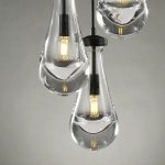 Подвесной светильник DeLight Collection Raindrop MT9093-1H black brushed gold