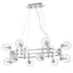 Подвесная люстра Crystal Lux LUXURY SP12L CHROME