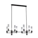 Люстра на штанге AM Group INDIGO SPL8 PEARL BLACK