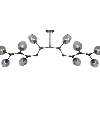 Люстра на штанге AM Group LOFT-10 BK