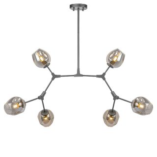 Люстра на штанге AM Group LOFT-6 BK