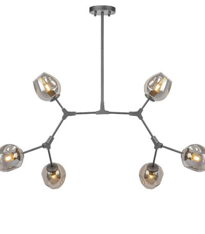 Люстра на штанге AM Group LOFT-6 BK