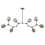 Люстра на штанге AM Group LOFT-8 BK