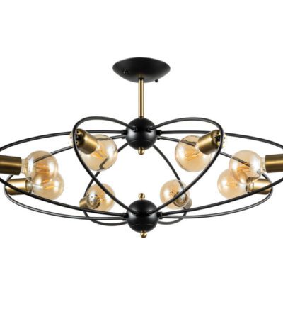 Люстра на штанге ARTE Lamp A1963PL-8BK