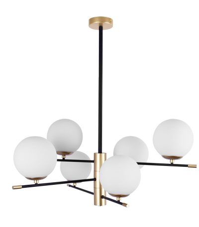 Люстра на штанге Arte Lamp Arkab A2225LM-6BK