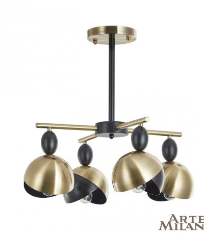 Люстра на штанге Arte Milano 271307/4 BK/GD