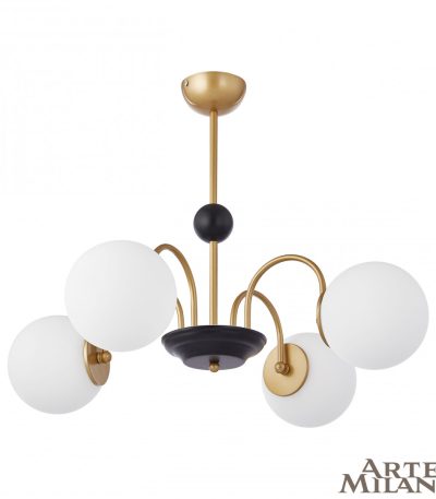 Люстра на штанге Arte Milano Napoli 312066/D700/4 BS/BK