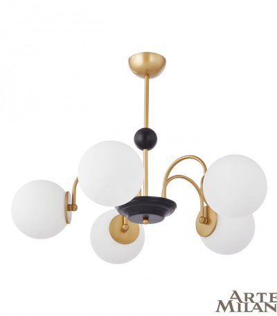 Люстра на штанге Arte Milano Napoli 312066/D700/5 BS/BK