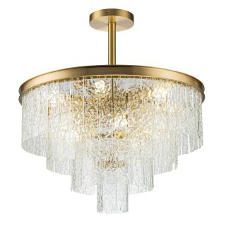 Люстра на штанге Belfast Harland 6308-6 BR CL